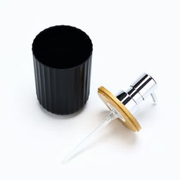 Дозатор для жидкого мыла, черный, 350 мл