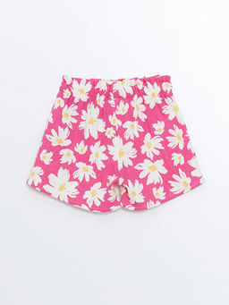 Beli Lastikli ?i?ekli K?z Bebek ?ort