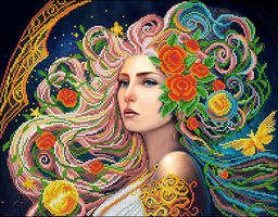 Рисунок на ткани КОНЁК арт. 1505 Дева 35х45 см