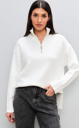 Джемпер FW-3519 white - Fine joyce фото 3