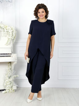 Платье Ninele 7431-Р темно-синий - Mira fashion фото 1555