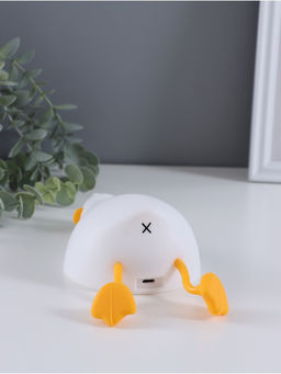 Фигурка светящаяся RISALUX «Спящая утка», 2 Вт, LED-ночник антистресс, RGB, USB, 10×10×21 см