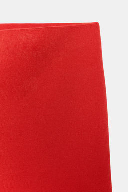 PANTAL?N FLARE PUNTO / Coral rojo