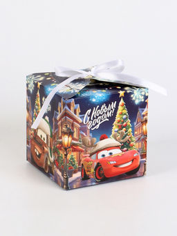 Набор подарочных новогодних коробок 3 шт. «Мультики», 12×12×12 см