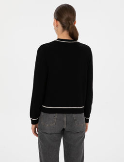 Siyah Slim Fit Triko H_rka - Pierre cardin фото 5