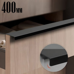 Цена за 2 шт. Ручка CAPPIO RT001BL, L=400 мм, м/о 320 мм, цвет черный