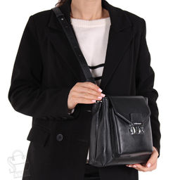 Сумка женская кожаная 3271Q black Polina&Eiterou в Новосибирске