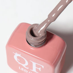 Гель лак для ногтей, однотонный, трехфазный, 10 мл, LED/UV, коричневый (112)