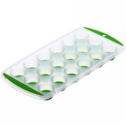 Цена за 3 шт. Форма для льда пластиковая с силиконом "Шарики" 24,5*11,5см