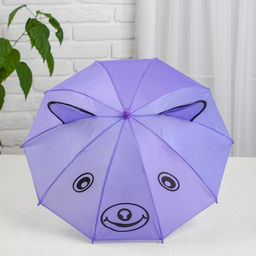 Зонт детский механический Животные, r=25см, с ушками, цвет МИКС - Simaland фото 5