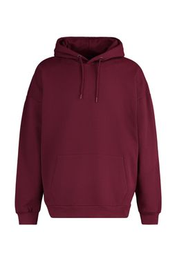 Bordo Oversize/Genis Kesim Kapusonlu Ici Polar/S?cak Tutan Sweatshirt TMNAW23SW00195