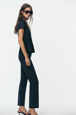 STRAIGHT KNIT TROUSERS - Zara фото 4