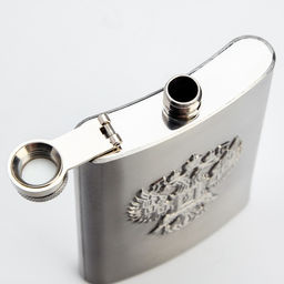 Фляжка Двуглавый орёл, 240 мл, хром