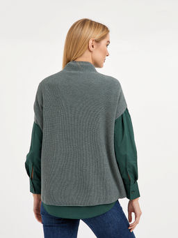 водолазка женская свободного кроя без рукавов - Glenfield фото 7