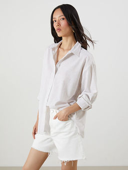 ?izgili Oversize Kad?n G?mlek