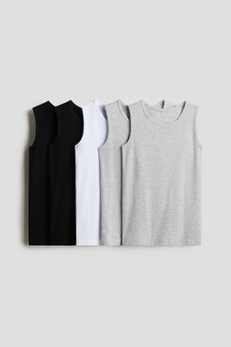 Pack de 5 camisetas sin mangas en algod?n - H&m фото 3