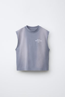 CAMISETA MANGA SISA / Gris