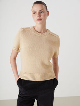 Bisiklet Yaka Kad?n Triko Kazak