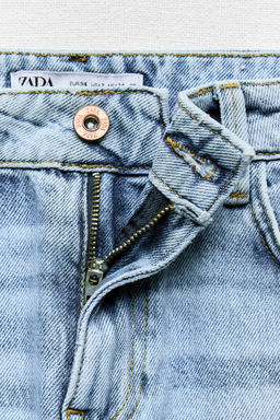 Z1975 STRAIGHT CROPPED HIGH-RISE JEANS - Zara фото 8