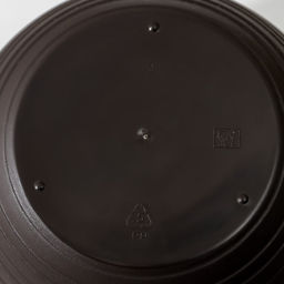 Горшок для цветов с поддоном СибПолимер «Дуэт», 500 мл, пластиковый, шоколадный-кофе с молоком