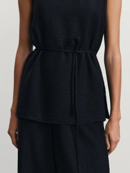 Топ из вискозы на завязках / Zarina  фото 7