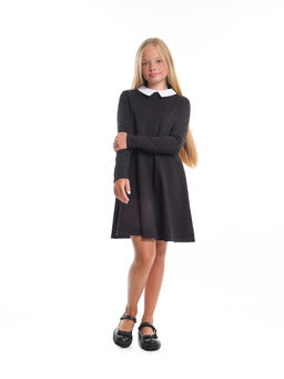 Школьное платье для девочки 22-7400 черный - Mini maxi фото 10