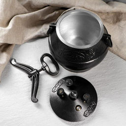 Афганский казан, 5 л, алюминий, чёрный