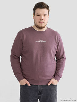 Regular Fit Bisiklet Yaka Bask?l? Erkek Sweatshirt - Waikiki фото 2