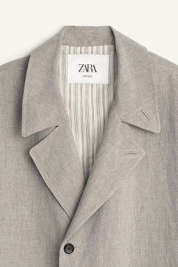 PARKA RELAXED FIT VISCOSA - LINO / Vis?n - Zara фото 10