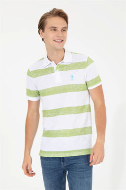 U. S. Polo Assn Мужская футболка Apple Green с воротником-поло - U.s. polo assn фото 9