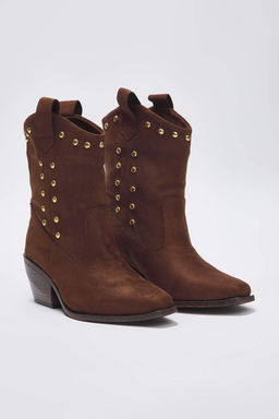 Kahverengi Suet Trok Detayl? Sivri Burun Kad?n 6,5 cm Blok Topuklu Bot
TAKAW26BO00073