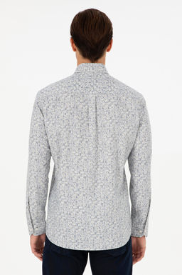 Мужская рубашка с длинным рукавом Stone - U.s. polo assn фото 5