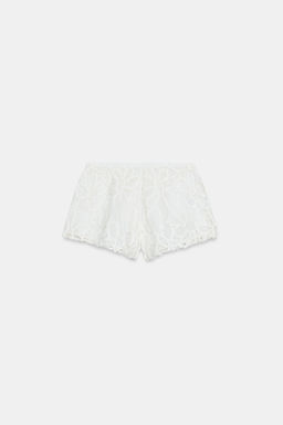 SHORTS BORDADOS ZW COLLECTION / Blanco roto - Zara фото 6