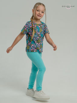 Костюм Мун розовые колокольчики-мятный - Sovalina фото 13