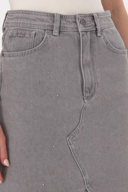 Женская серая джинсовая юбка Неожиданная скидка в корзине - U.s. polo assn фото 11