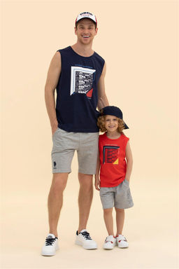 Мужская темно-синяя футболка с круглым вырезом - U.s. polo assn фото 8