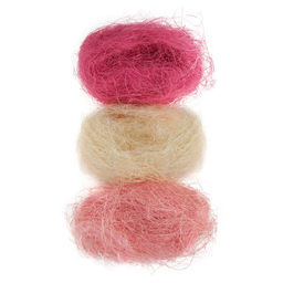 Blumentag BMG-30 MIX Сизалевое волокно 30 г 3 г 01 Белый/св. розовый/розовый фото 4