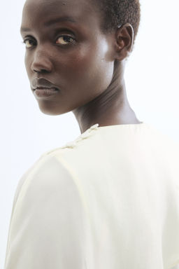 Blusa con capa decorativa - H&m фото 4