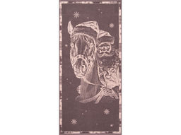 Полотенце махровое 6с102.411ж1 Мороз-наездник(т.с.мальв1) 67х150см