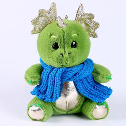 Мягкая игрушка на новый год Дракоша в шарфе - Milo toys фото 4