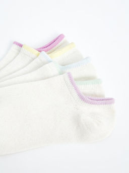 Basic K?z ?ocuk Patik ?orap 5li - Waikiki фото 3