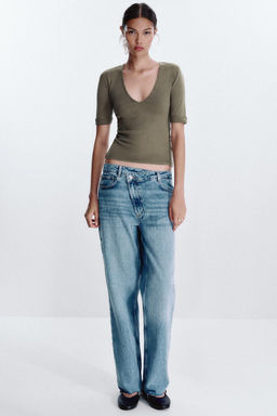 FADED COTTON T-SHIRT - Zara фото 26