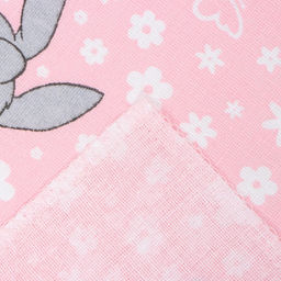Пеленка Крошка Я Зайки цв. розовый, 70*120 см, 100% хлопок  фото 4