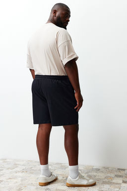 TRENDYOL MAN Buyuk Beden Lacivert Regular/Normal Kesim PU Etiket Aplikeli Sort TMNSS24AP00002 - Trendyolmilla фото 6