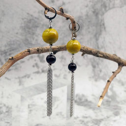 Серьги из муранского стекла