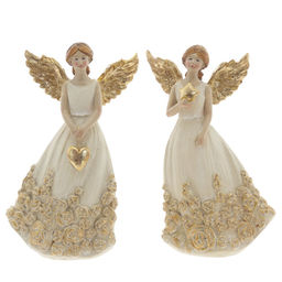 Фигурка декоративная "Ангел", L7,5 W5 H13,5 см, 2в.