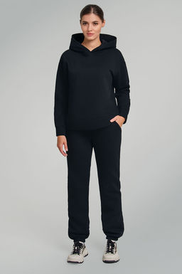 Арт. 2907 Костюм женский с начесом 44-52 (5 шт) Цвет:верх-черный,низ-черный - Калинка фото 21