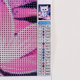 Алмазная вышивка полное заполнение «Пушистик», 30×40 см, на холсте