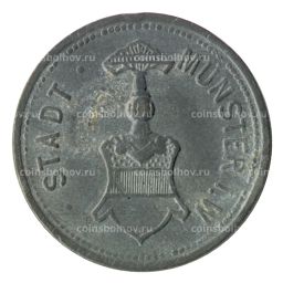 Монета 10 пфеннигов 1917 года Германия  Нотгельд (Мюнстер)