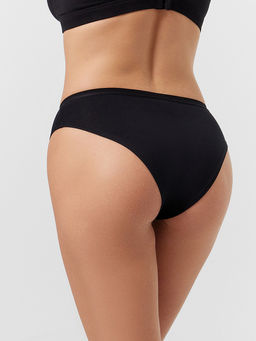 Трусы женские слипы мультипак (5 шт.) в черном цвете